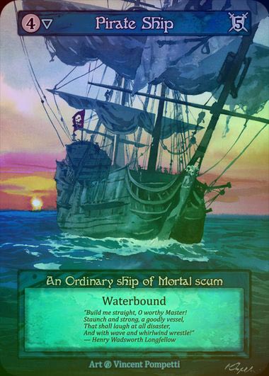 【FOIL】[Water] Pirate Ship [beta-Ordinary]